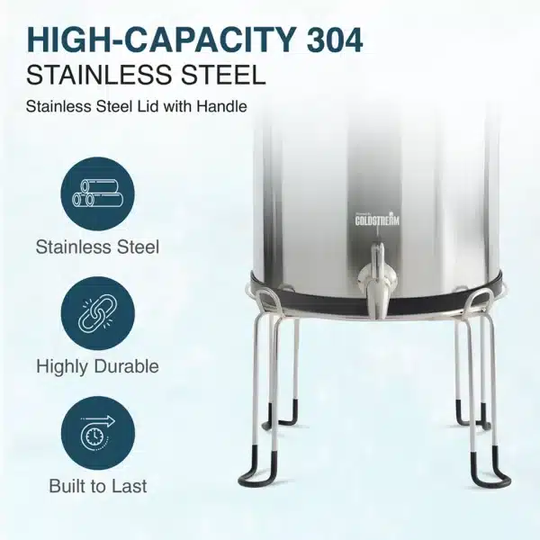 ARMOUR Stainless Steel Gravity Water Filter System - Full Kit with Stand - Image 8